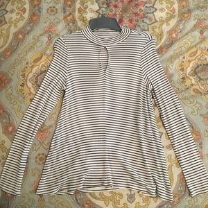 Black and White Striped Top!